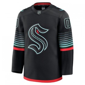 Miesten NHL Seattle Kraken Pelipaita Custom 2025-26 Fanatics Premium Alternate Musta